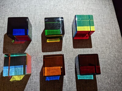 Vasa cube signed, dated by Velizar Mihich (set of six) | eBay
