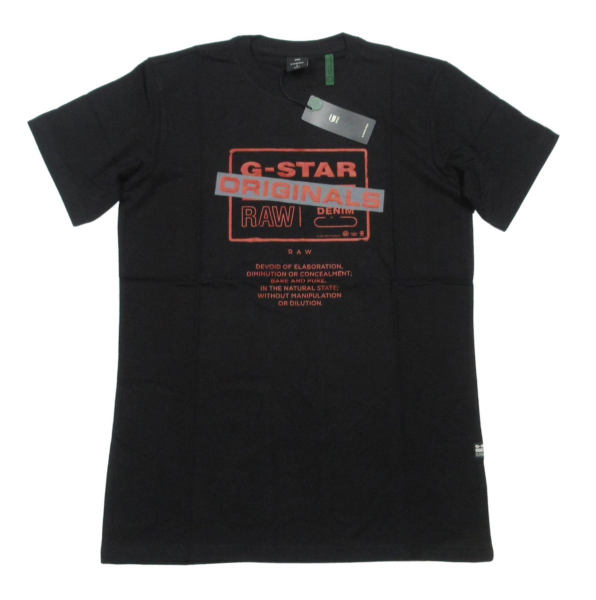 T-shirt G-Star RAW Homme, Marron Et Noir, à Bretelles, Manches Longues, Jersey, Taille XXL