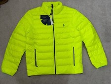 POLO RALPH LAUREN SAFETY YELLOW TERRA PADDED JACKET SIZE M L XL XXL NEW RRP £305