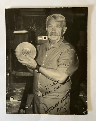 1960s PERIOD PHOTOGRAPH OF BULLET BILL ANDERS CARRIED ON APOLLO 8 GIFTED TO WALT