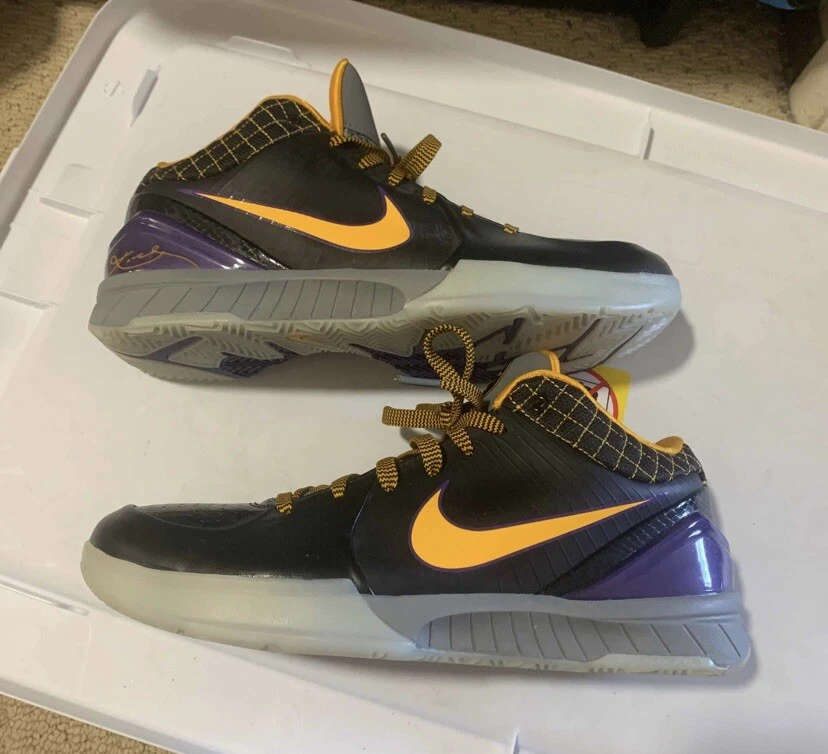 Nike Zoom Kobe 4 Protro Carpe Diem 2019 AV6339 001 size 11 Vnds Purple Yellow