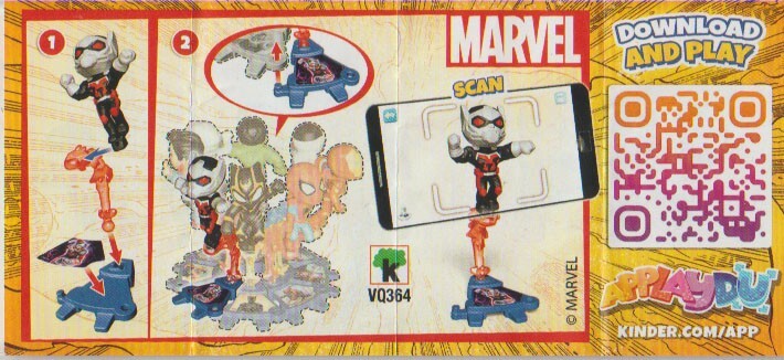 Kinder Sorprea Italia 2024/2025 (Serie Completa Marvel) Vq356 - Foto 2