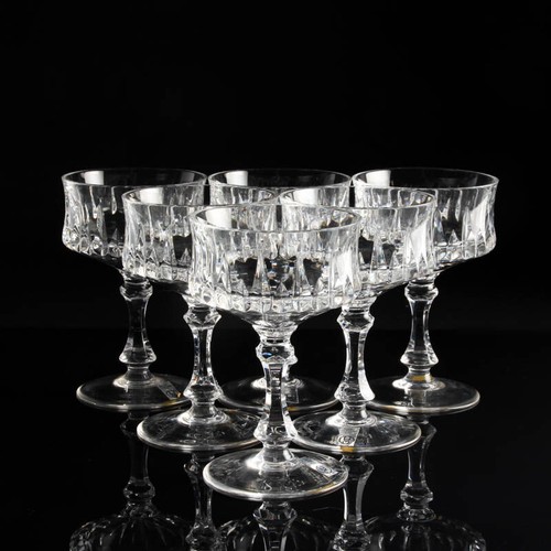 Arnolfo di Cambio Kristallglas Champagner Sevilla 2 SET von 6 vintage