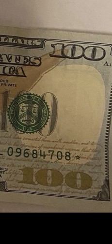 100 Dollar Bill Star Note Ebay 