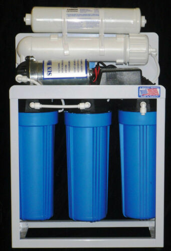 Sistema de filtro de agua de ósmosis inversa comercial Oceanic 400 GPD + bomba - Imagen 2 de 2