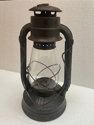 Old Vintage Dietz Blizzard No.2 Iron Kerosene Oil Lamp Lantern