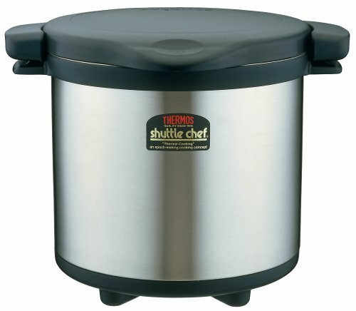 Thermos Insulation Cooker Shuttle Chef 8.0L Black KPS-8001 BK NEW from Japan - Picture 1 of 2