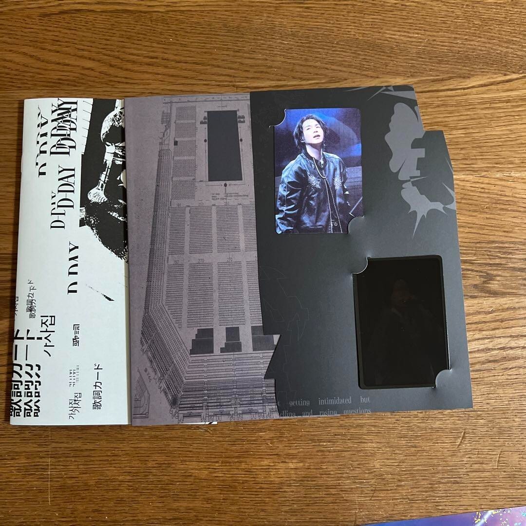 SUGA Agust D TOUR D-DAY in JAPAN Limited Edition 2DVD Photobook