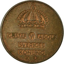#706482 M&uuml;nze, Schweden, Gustaf VI, Ore, 1968, SS, Bronze, KM:820