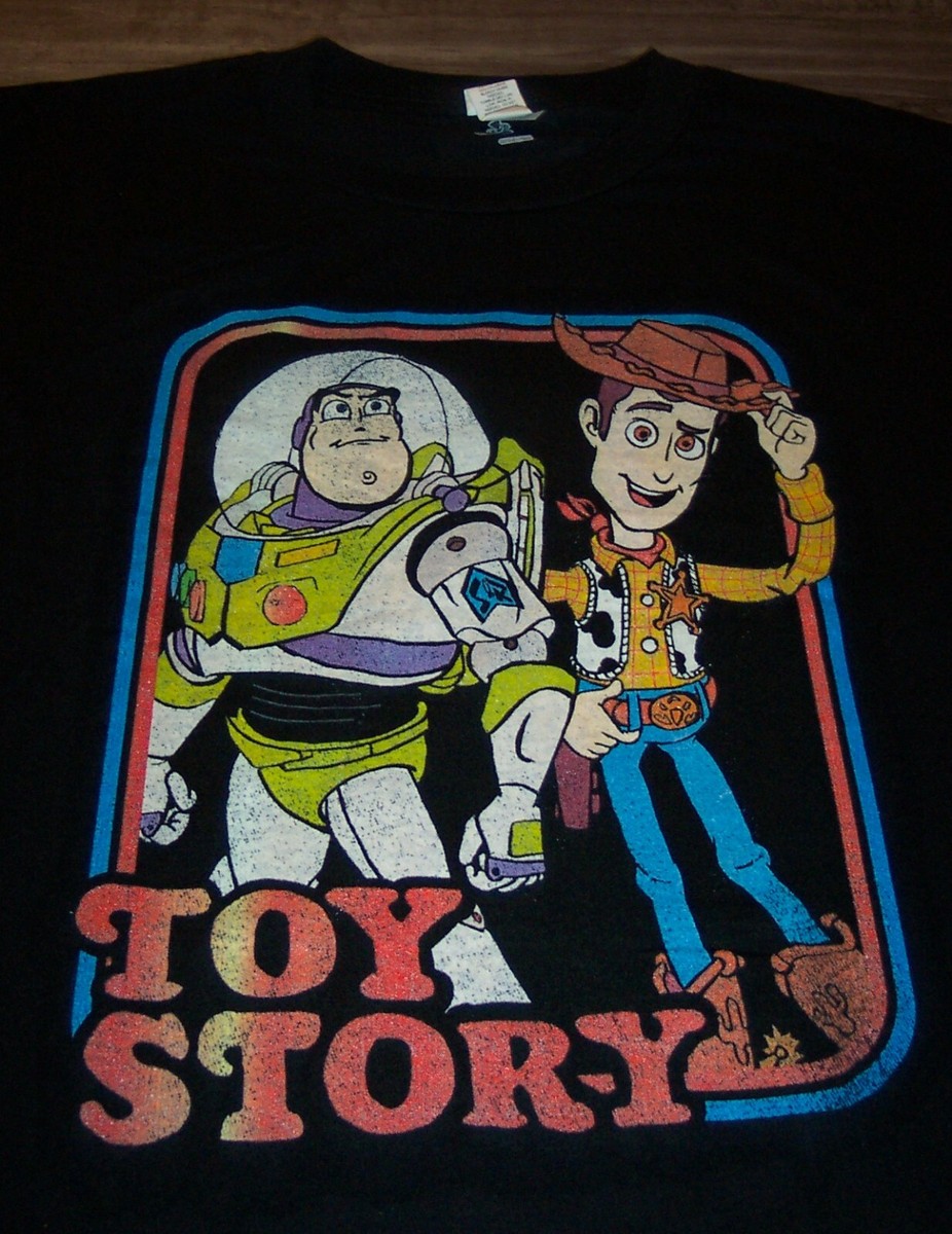 Vintage Style Walt Disney TOY STORY T-Shirt 4XL XXXXL NEW Buzz