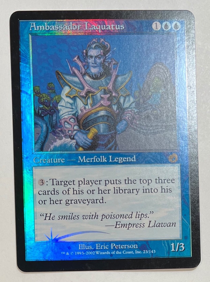 MTG AMBASSADOR LAQUATUS (FOIL) Torment (OldManMTG 003-663) | eBay