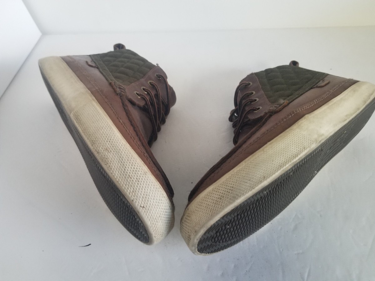 POLO Ralph Lauren Tomas‎ Men\'s Brown Leather Chukka Deck Boots, Size 11D, GUC ada121a6-9f4a-47f9-a9d0-  main image 3