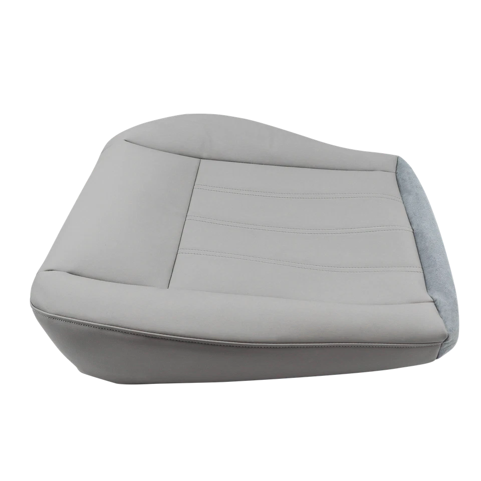 For 2005-2010 Chrysler 300C Limited Driver Bottom Leather Seat Cover Gray - Image 2 of 4