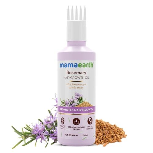 Mamaearth Rosemary Hair Growth Oil with Rosemary & Methi Dana | 150 ML - Picture 7 of 9