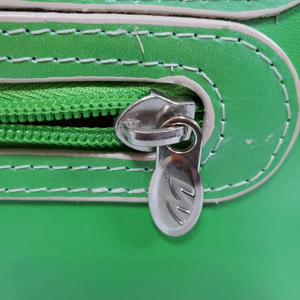 Maletín para computadora portátil McKlein serie W Oak Grove grano cuero de vaca verde Foto 4 de 4