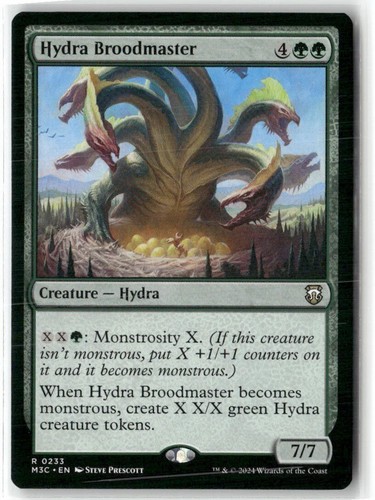 Hydra Broodmaster Commander Modern Horizons 3 Magic NM