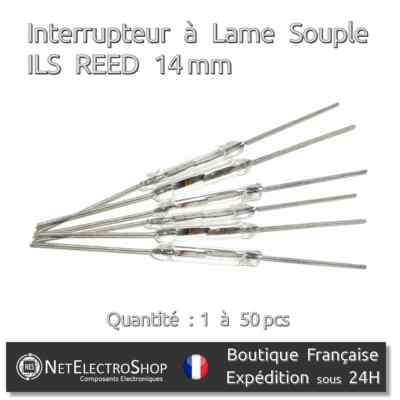 Interrupteur Reed Prefo 49091 - Lame Souple, 0,5A 10W 20mm, Parfait Pour Applications électroniques