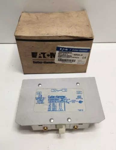 NEW OLD STOCK! EATON CUTLER-HAMMER 8A 660V 1NO AUXILIARY CONTACT C320KGS41
