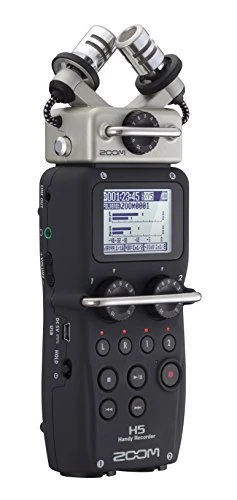 New ZOOM H5 Handy PCM Field Recorder Interchangeable Mic Capsules Japan - Picture 4 of 5