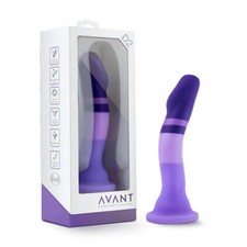 Blush Avant 7.5 Inch G Spot Ultrasilk Smooth Soft Purio™ Liquid Silicone Dildo