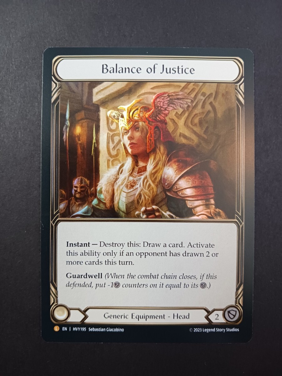 Balance of Justice・FaB RF Rainbow Foil