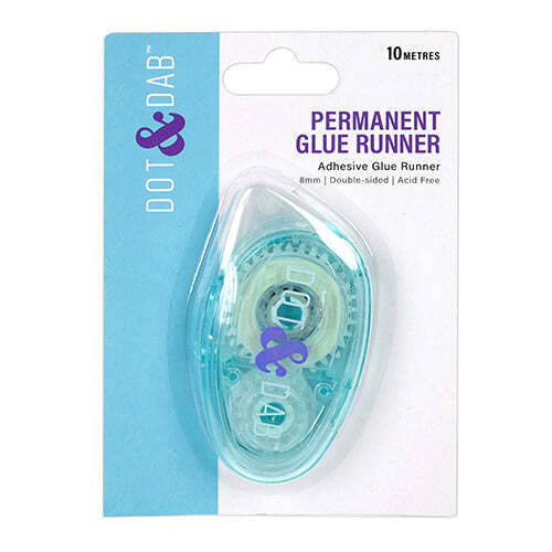 Dot and Dab Permanent Adhesive Glue Runner - 10m Dot and Dab Permanent Adhesive Glue Runner - 10m