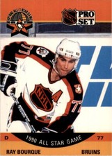 1990-91 Pro Set All Star Game Ray Bourque Boston Bruins #357 NHL Hockey