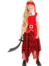 Seven Seas Pirate Swashbuckler Girl's Costume