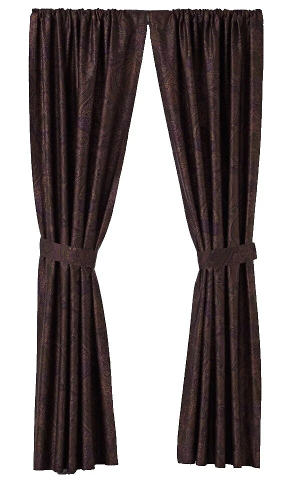 Ventana de Paisley Chaps Algodón Cortinas