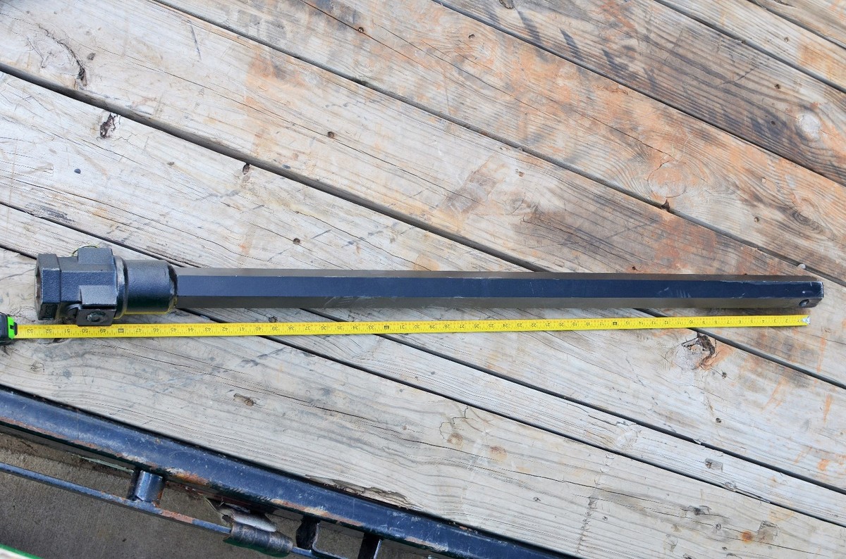 Lowe 48-Inch Post Hole Digger Auger Extension – 2-Inch Hex Shaft, Universal Fit For Skid Steer & Tractor