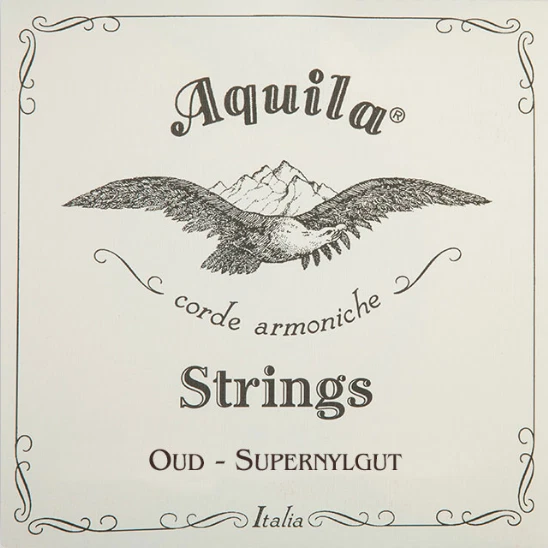 Aquila Oud, Super nylon strings ARABIC tuning with gray oud pick. - Image 2 of 4