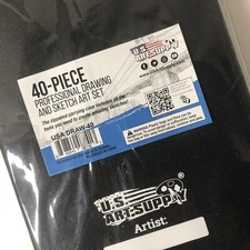 U S Art Supply 40 Piece Professional Drawing and Sketch Art Set - New!