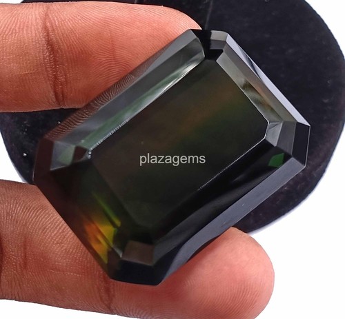 Flawless Natural Bi-Color Ametrine 140 Ct Emerald Certified Untreated Gems 4OUA - Picture 9 of 9