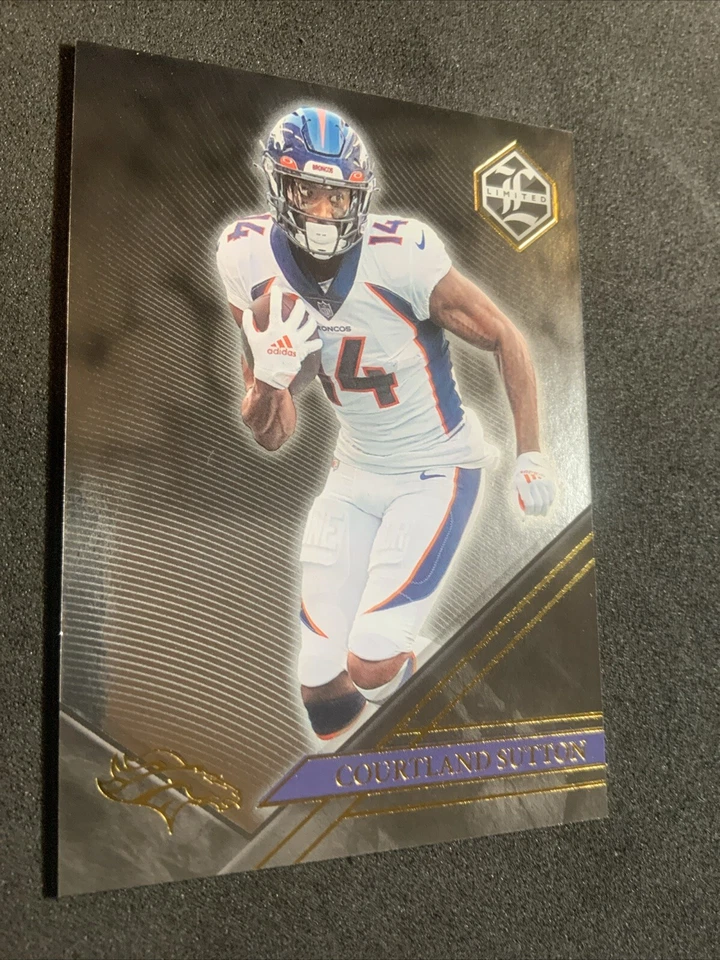 2022 Panini Limited Football Courtland Sutton Broncos #34 - Image 2 of 4