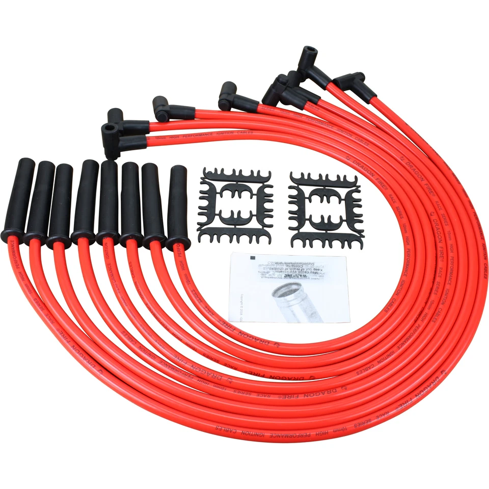 CABLES BUJÍA DRAGON FIRE HEI **PARA FORD FE 290 428 351C 351M 400M 429 460 Foto 3 de 4