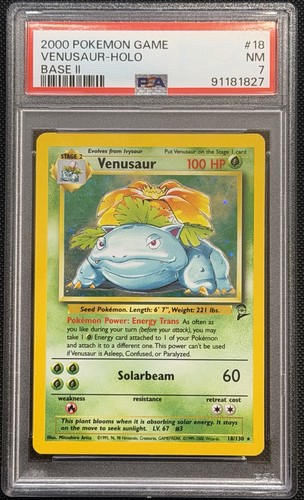 Venusaur graded PSA 7 for sale on eBay