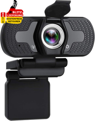 TELLUR Webcam Full HD Basic 1080P/30Fps Fokus Automatische Korrektur Mikrofon