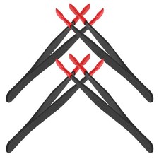 4 Pcs Tweezers for Stickers Flat Stamp Collecting Metal Crafting