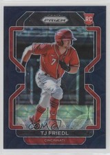 2022 Panini Prizm Tier II Navy Blue Kaleidoscope 22/35 TJ Friedl #200 1c8n