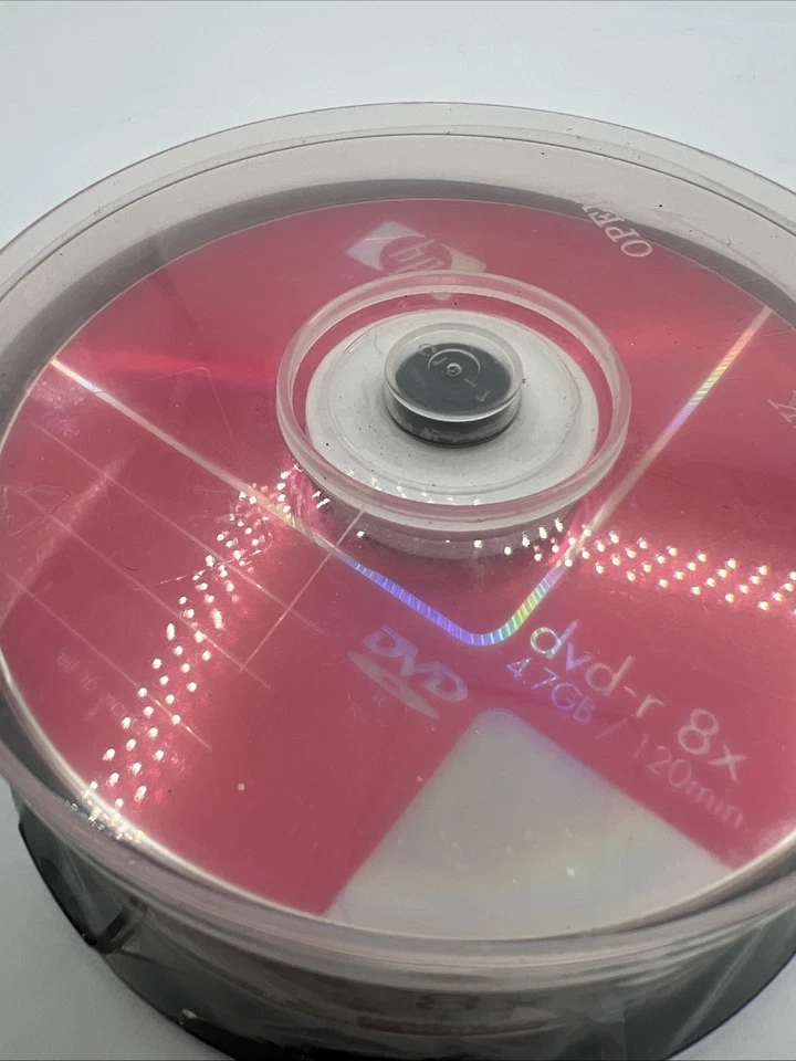 HP Colors Blank DVD-R Recordable Disc Media 25 Pack Spindle 4.7GB NEW SEALED NIP - Image 2 of 4