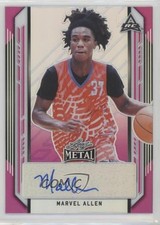 2021-22 Leaf Metal Pink Rainbow 1/25 Marvel Allen #BA-MA2 Auto uk2