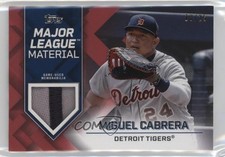2022 Topps Series 1 Major League Material Red 18/25 Miguel Cabrera #MLM-MC 00rs