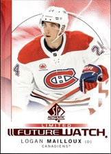 2024-25 SP Authentic Future Watch Red SP Logan Mailloux 152 Buy 3 Get 1 Free