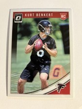 Kurt Benkert 2018 Donruss Optic Rookie Card #149 Atlanta Falcons RC