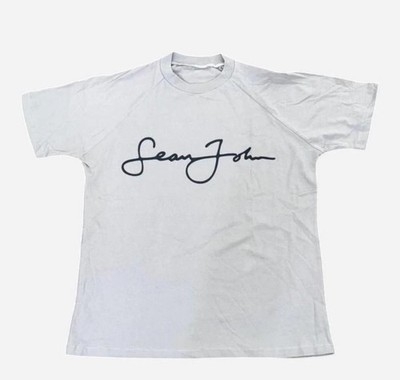 Yeezy TS-02 Sean John T Shirt Size 3 White/Grey Rare Archive Piece