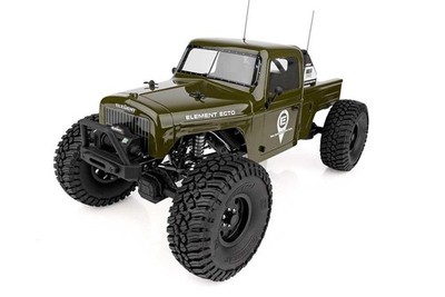Element RC Enduro Ecto Trail Truck 4x4 RTR 1/10 Rock Crawler (Green) Combo