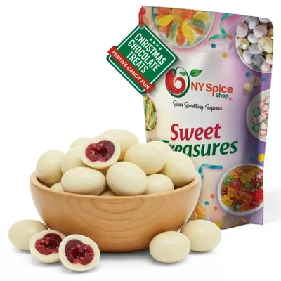 NY SPICE SHOP Gourmet White Chocolate Covered Cherries