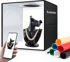 Light Box  Photo Box Photography Portable 12"X12" Studio Kit with 120 Leds  6