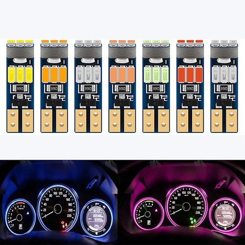 10 szt. jasnych żarówek LED T5 W3W W1,2W 70 73 74 wskaźnik deski rozdzielczej lampa kierunkowskaz - Zdjęcie 5 z 19
