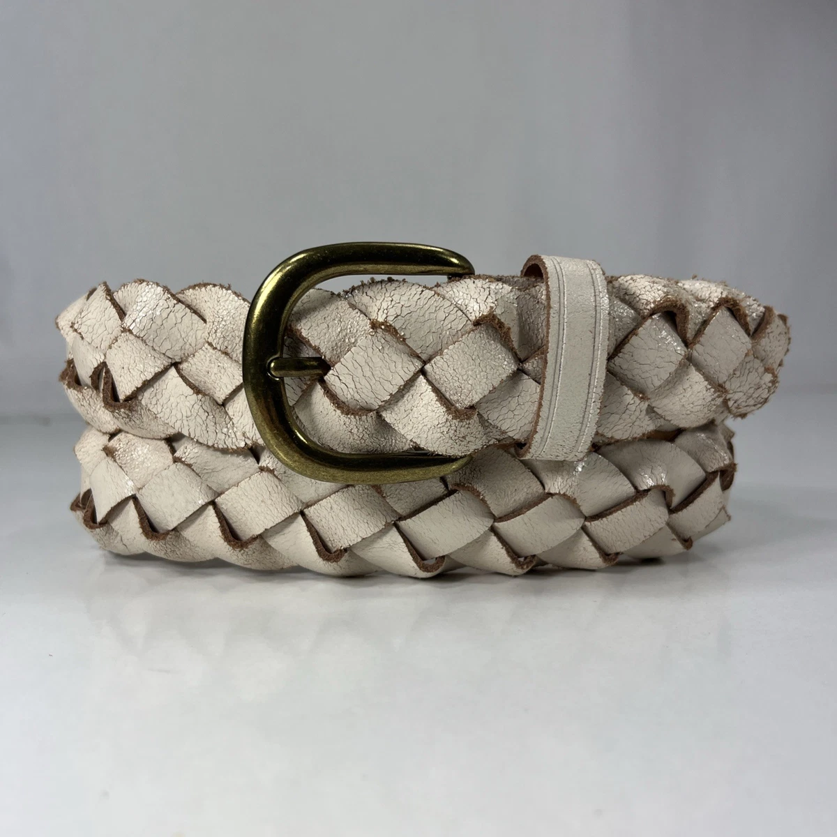 REDUCED❗Eagle white leather belt!! Alligator Pearl White V2 Ratchet Belt, 1 3/8 main image 3